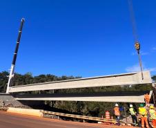 Duplicação da Rodovia das Cataratas chega a 11,81% de conclusão Foto: DER