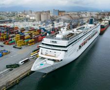 Porto de Paranaguá receberá nova temporada de navios de passageiros da MSC Foto: MSC Armonia