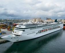 Porto de Paranaguá receberá nova temporada de navios de passageiros da MSC Foto: MSC Armonia