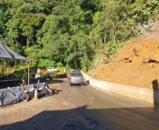 DER/PR reabre Estrada da Graciosa; trecho permanece em obras Foto: DER