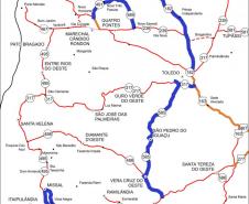 Novo contrato de conservação de rodovias garante investimento de R$ 25,4 mi no Oeste  Foto: DER