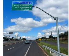 Principal rodovia estadual de Londrina, PR-445 recebe novos dispositivos de segurança Foto: DER-PR