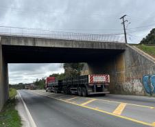 Viaduto Newton Laporte em Curitiba Foto: DER