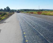 Rodovia entre Wenceslau Braz e Jaguariaíva começa a receber conservação Foto: DER-PR