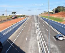 Estado libera tráfego nas pistas principais da obra de duplicação da BR-277 em Guarapuava Foto: Prefeitura de Guarapuava