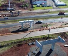 Perimetral Leste de Foz do Iguaçu tem primeiro segmento pavimentado - Pavimentação acesso ao Marcos das Três fronteiras Foto: DER-PR