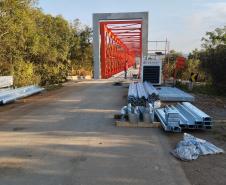 Com reforma quase concluída, ponte entre Lapa e Campo do Tenente é liberada ao tráfego Foto: DER