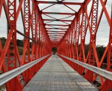 Com reforma quase concluída, ponte entre Lapa e Campo do Tenente é liberada ao tráfego Foto: DER