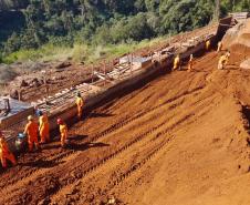 Recuperação de rodovia em Salgado Filho deve ser concluída em outubro Foto: DER-PR