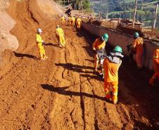 Recuperação de rodovia em Salgado Filho deve ser concluída em outubro Foto: DER-PR