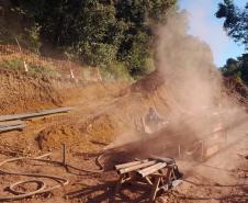 Recuperação de rodovia em Salgado Filho deve ser concluída em outubro Foto: DER-PR