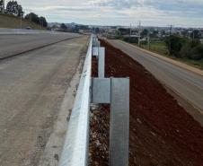 Estado libera tráfego nas pistas principais da obra de duplicação da BR-277 em Guarapuava Foto: DER
