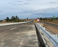 Estado libera tráfego nas pistas principais da obra de duplicação da BR-277 em Guarapuava Foto: DER