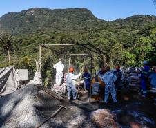 Obras na Graciosa avançam, e primeiros trechos podem ficar prontos este mês Foto: Rodrigo Félix Leal/SEIL