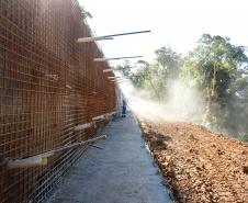 Obras na Graciosa avançam, e primeiros trechos podem ficar prontos este mês Foto: Rodrigo Félix Leal/SEIL