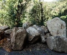 Obras na Graciosa avançam, e primeiros trechos podem ficar prontos este mês Foto: Rodrigo Félix Leal/SEIL