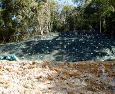 Obras na Graciosa avançam, e primeiros trechos podem ficar prontos este mês Foto: Rodrigo Félix Leal/SEIL