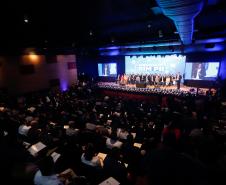 Segundo o secretário estadual de Infraestrutura e Logística, Sandro Alex, o Paraná foi o primeiro estado do Brasil a adotar a metodologia BIM e a estendê-la em um programa estadual a todos os municípios. Foto: Rodrigo Félix Leal / SEIL