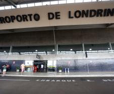 Governador Carlos Massa Ratinho Junior , participa do lançamento das obras do aeroporto de Londrina Foto: Gilson Abreu/AEN