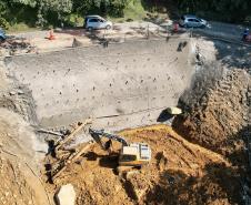 Obras na Graciosa avançam, e primeiros trechos podem ficar prontos este mês Foto: Rodrigo Félix Leal/SEIL