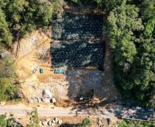 Obras na Graciosa avançam, e primeiros trechos podem ficar prontos este mês Foto: Rodrigo Félix Leal/SEIL