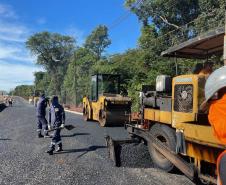 Obras de duplicação da Rodovia das Cataratas chegam a 16,75% de execução Foto: DER