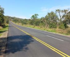 Estado recupera pavimento da PR-090 entre São Jerônimo da Serra e Curiúva Foto: DER