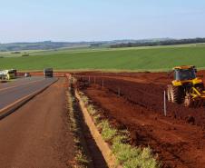 Duplicação da PR-445, entre Londrina e Mauá da Serra, ultrapassa 10% de execução Foto: Gilson Abreu/AEN