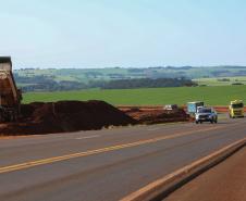 Duplicação da PR-445, entre Londrina e Mauá da Serra, ultrapassa 10% de execução Foto: Gilson Abreu/AEN