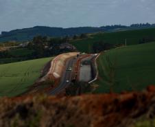 Duplicação da PR-445, entre Londrina e Mauá da Serra, ultrapassa 10% de execução Foto: Gilson Abreu/AEN