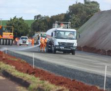 Duplicação da PR-445, entre Londrina e Mauá da Serra, ultrapassa 10% de execução Foto: Gilson Abreu/AEN