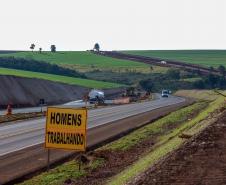 Duplicação da PR-445, entre Londrina e Mauá da Serra, ultrapassa 10% de execução Foto: Gilson Abreu/AEN