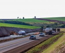 Duplicação da PR-445, entre Londrina e Mauá da Serra, ultrapassa 10% de execução Foto: Gilson Abreu/AEN