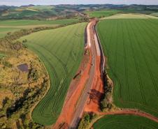 Duplicação da PR-445, entre Londrina e Mauá da Serra, ultrapassa 10% de execução Foto: Gilson Abreu/AEN