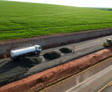 Duplicação da PR-445, entre Londrina e Mauá da Serra, ultrapassa 10% de execução Foto: Gilson Abreu/AEN