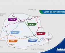 Leilão do 1º lote das novas concessões rodoviárias do Paraná será na próxima semana. Foto: DER