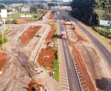 Reta final: obra de duplicação da BR-277 em Cascavel se aproxima de 80% Foto: Ari Dias/AEN