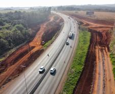 Reta final: obra de duplicação da BR-277 em Cascavel se aproxima de 80% Foto: Ari Dias/AEN