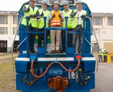 Paraná será pioneiro no teste de locomotivas híbridas com menor impacto ambiental Foto: Rodrigo Félix Leal/SEIL-PR