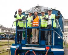 Paraná será pioneiro no teste de locomotivas híbridas com menor impacto ambiental Foto: Rodrigo Félix Leal/SEIL-PR