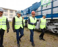 Paraná será pioneiro no teste de locomotivas híbridas com menor impacto ambiental Foto: Rodrigo Félix Leal/SEIL-PR