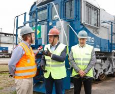 Paraná será pioneiro no teste de locomotivas híbridas com menor impacto ambiental Foto: Rodrigo Félix Leal/SEIL-PR