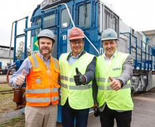 Paraná será pioneiro no teste de locomotivas híbridas com menor impacto ambiental Foto: Rodrigo Félix Leal/SEIL-PR