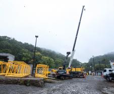 Começa a obra da Ponte Guaratuba-Matinhos, projeto aguardado há mais de 30 anos Foto: Rodrigo Félix Leal / SEIL