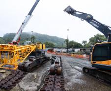 Começa a obra da Ponte Guaratuba-Matinhos, projeto aguardado há mais de 30 anos Foto: Rodrigo Félix Leal / SEIL