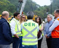 Começa a obra da Ponte Guaratuba-Matinhos, projeto aguardado há mais de 30 anos Foto: Rodrigo Félix Leal / SEIL