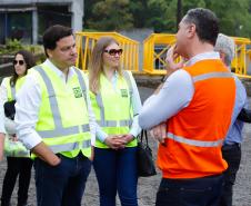 Começa a obra da Ponte Guaratuba-Matinhos, projeto aguardado há mais de 30 anos Foto: Rodrigo Félix Leal / SEIL