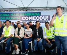 Começa a obra da Ponte Guaratuba-Matinhos, projeto aguardado há mais de 30 anos Foto: Rodrigo Félix Leal / SEIL