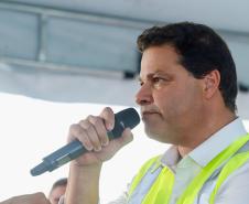 Começa a obra da Ponte Guaratuba-Matinhos, projeto aguardado há mais de 30 anos Foto: Rodrigo Félix Leal / SEIL