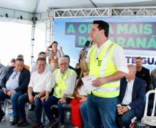 Começa a obra da Ponte Guaratuba-Matinhos, projeto aguardado há mais de 30 anos Foto: Rodrigo Félix Leal / SEIL